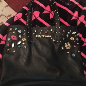 Betsy Johnson embellished purse
